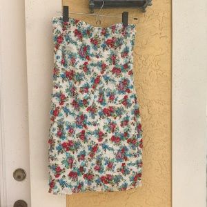 Strapless Zara mini dress